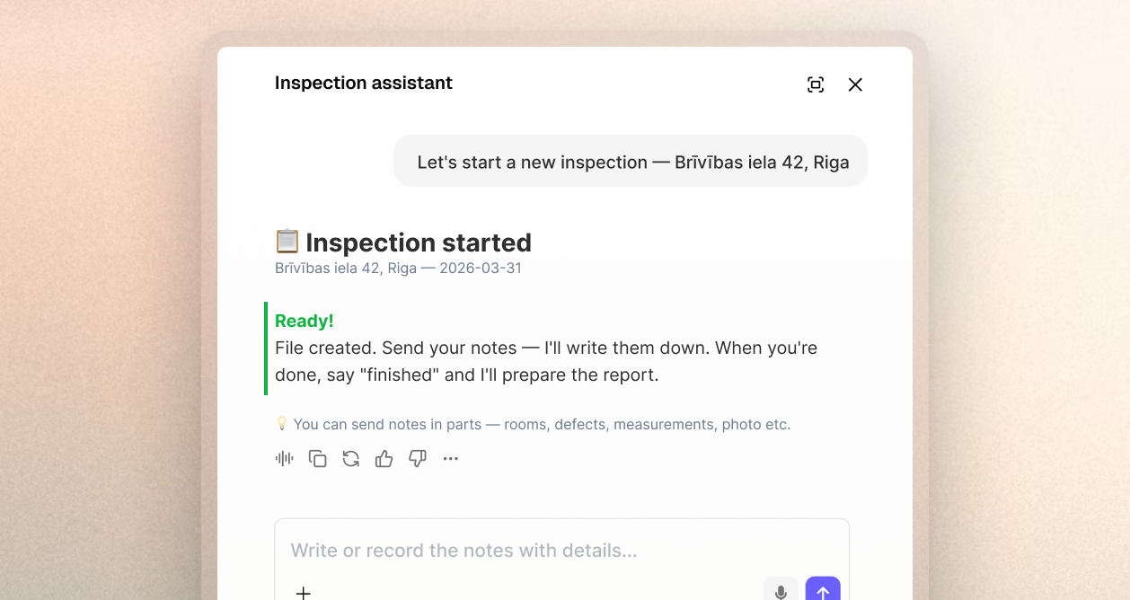 Field inspections